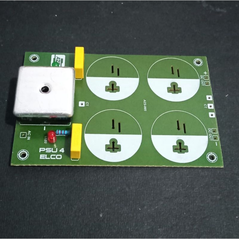 Jual PCB PSU 4 Elco Plus komponen Terpasang PSU 4 Elco plus Dioda