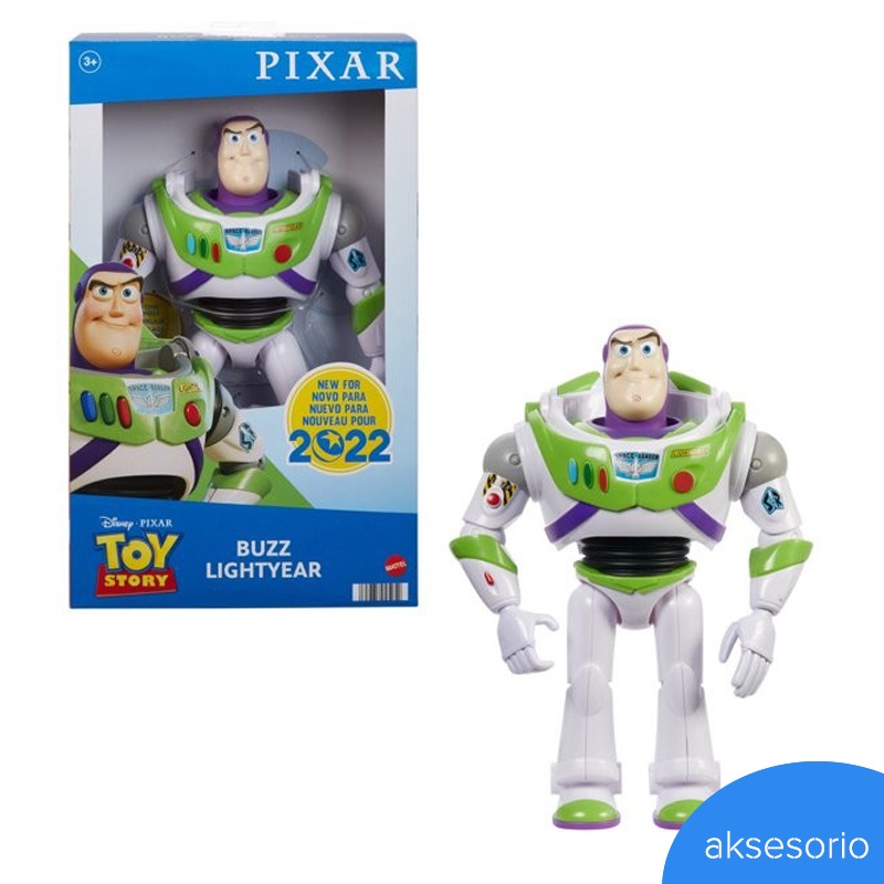 Jual [PROMO] Mattel Disney Pixar Buzz Lightyear Large Action Figure Toy ...