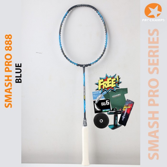 Jual PROCHAMPS SMASH PRO 888 RAKET BADMINTON ORIGINAL | Shopee Indonesia