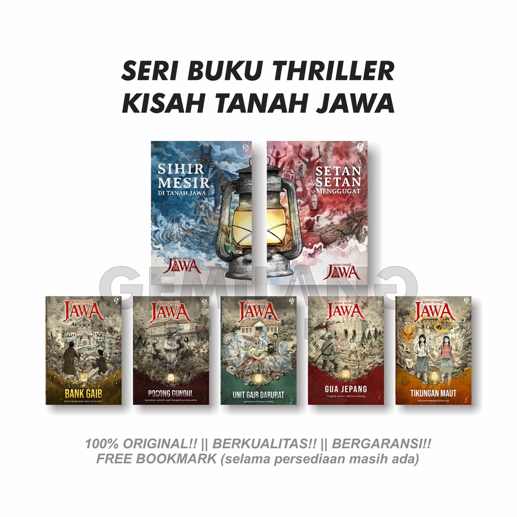 Jual Buku Best Seller Seri Buku Kisah Tanah Jawa Origin Jagat Lelembut Bank Gaib Pocong 