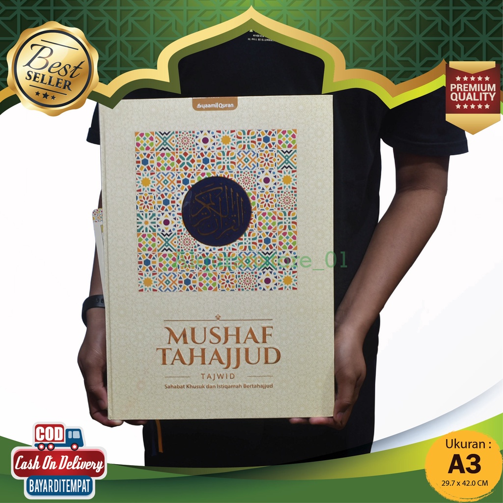 Jual Alquran Jumbo Lansia Mushaf Tahajjud Plus Standing Al Quran A3 ...