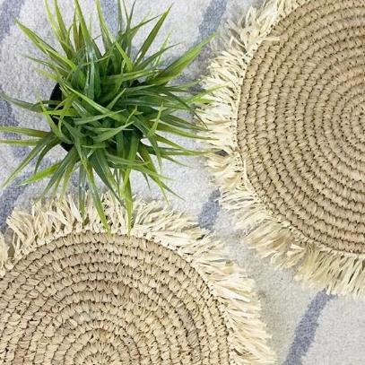 Jual DLA.18Oc22н– PLACEMAT AGEL RUMBAI / WALLDECOR ANYAMAN SERAT AGEL ...