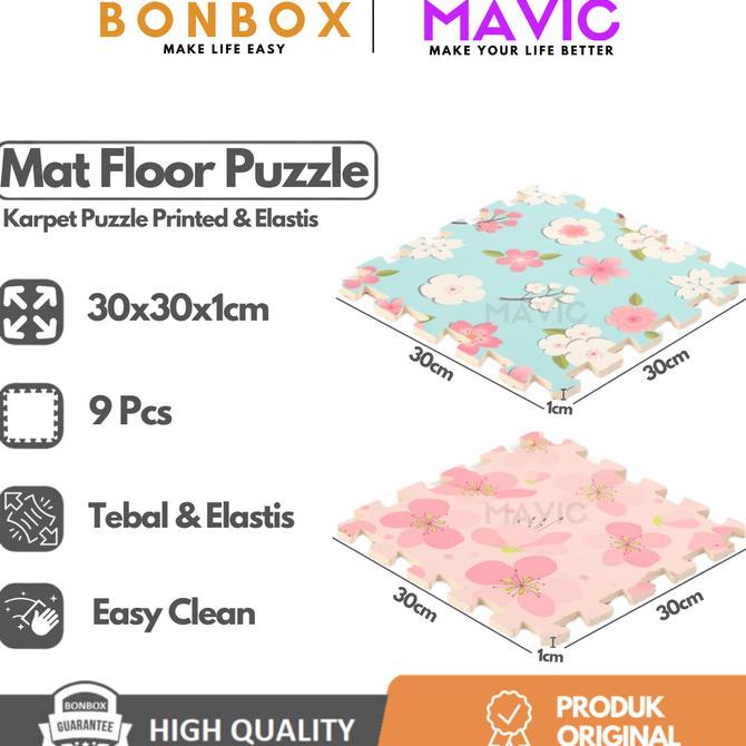 Jual BONBOX BMP10 Matras Puzzle Alas Lantai Evafoam Tebal Playmat