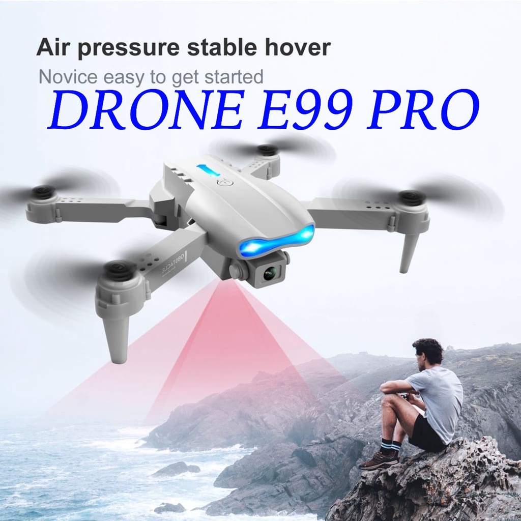 Jual Drone E99 Pro Dengan Kamera HD Drone WiFi FPV Dual Kamera Drone 4K ...