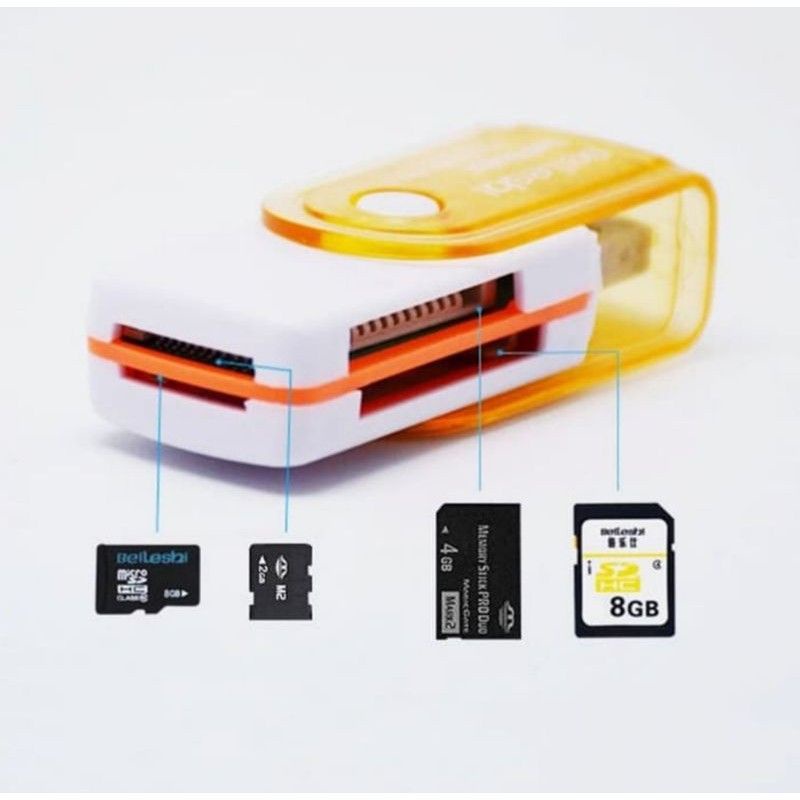 Jual Card Reader Universal 4 In 1 Kualitas Original | Shopee Indonesia