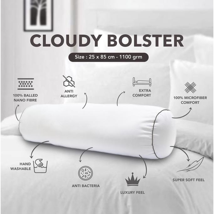 Jual King Rabbit Premium Cloudy Bolster - Guling uk. 25x80 cm | Shopee ...