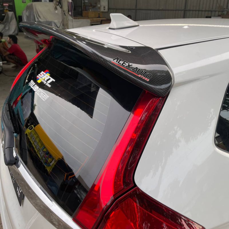 Jual SPOILER JAZZ GK5 CARBON SPOON | Shopee Indonesia