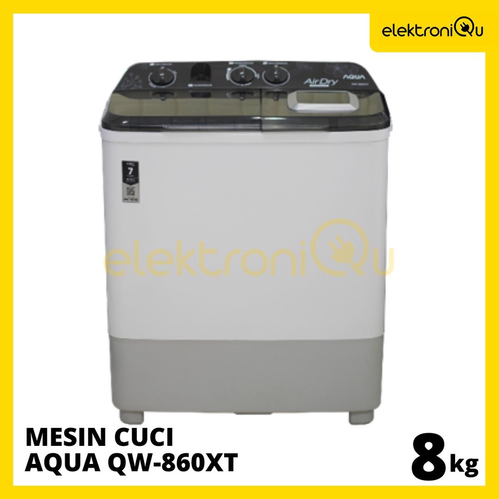 Jual Mesin Cuci 2 Tabung Aqua Qw 860xt 8 Kg Shopee Indonesia