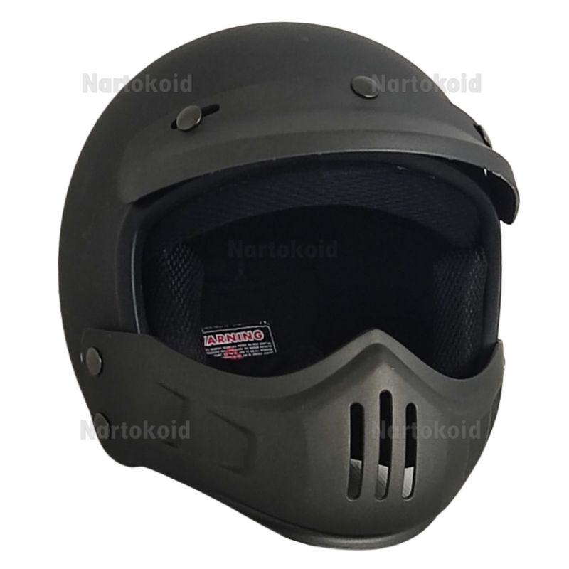 Jual Helm Retro Modular Tigers Cakil Dewasa | Shopee Indonesia