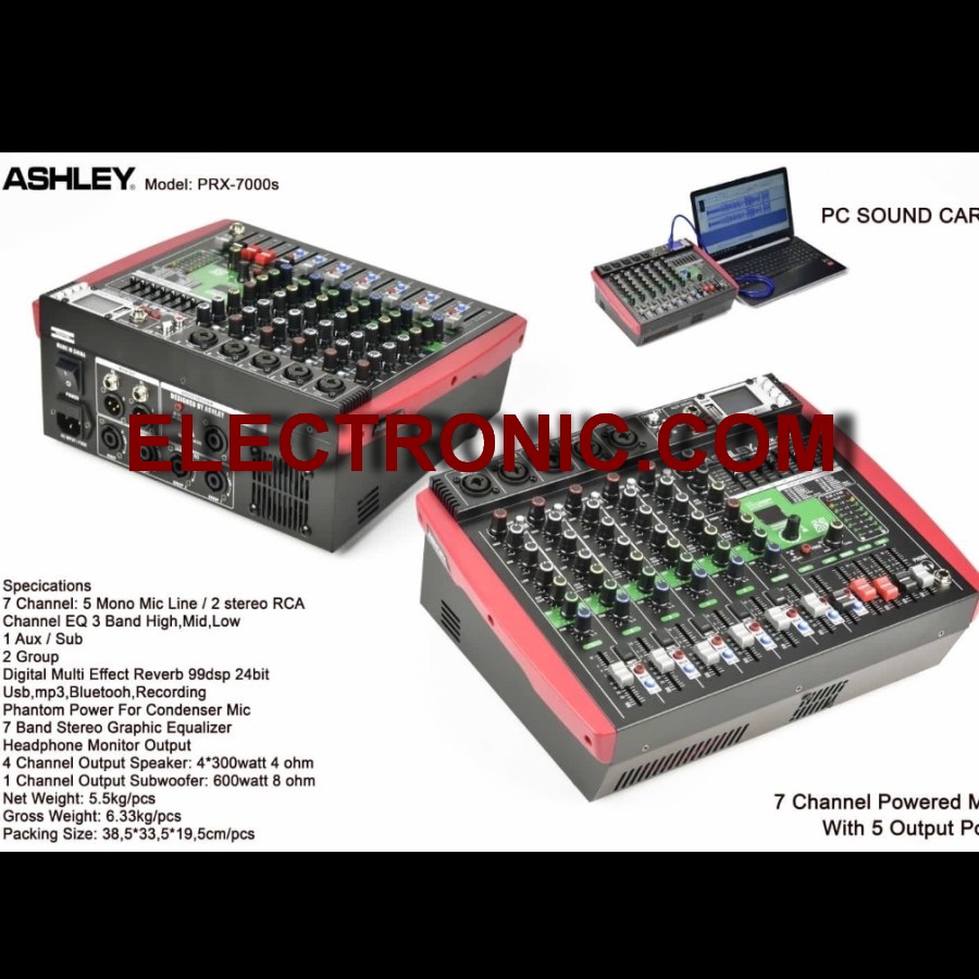 Jual power Mixer ashley prx7000s prx 7000s prx7000s original Shopee