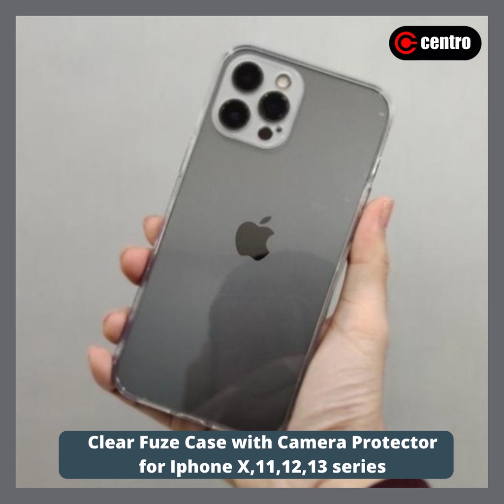 Jual Clear Hard Case With Camera Protector For Iphone X 11 12 13
