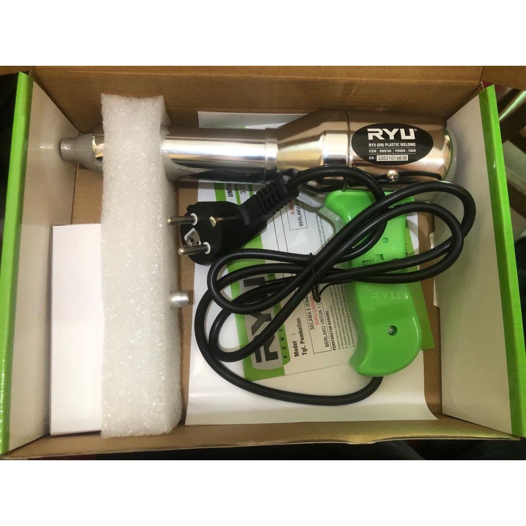 Jual RYU Mesin las Plastik Pemanas PVC RWG700 watt | Shopee Indonesia