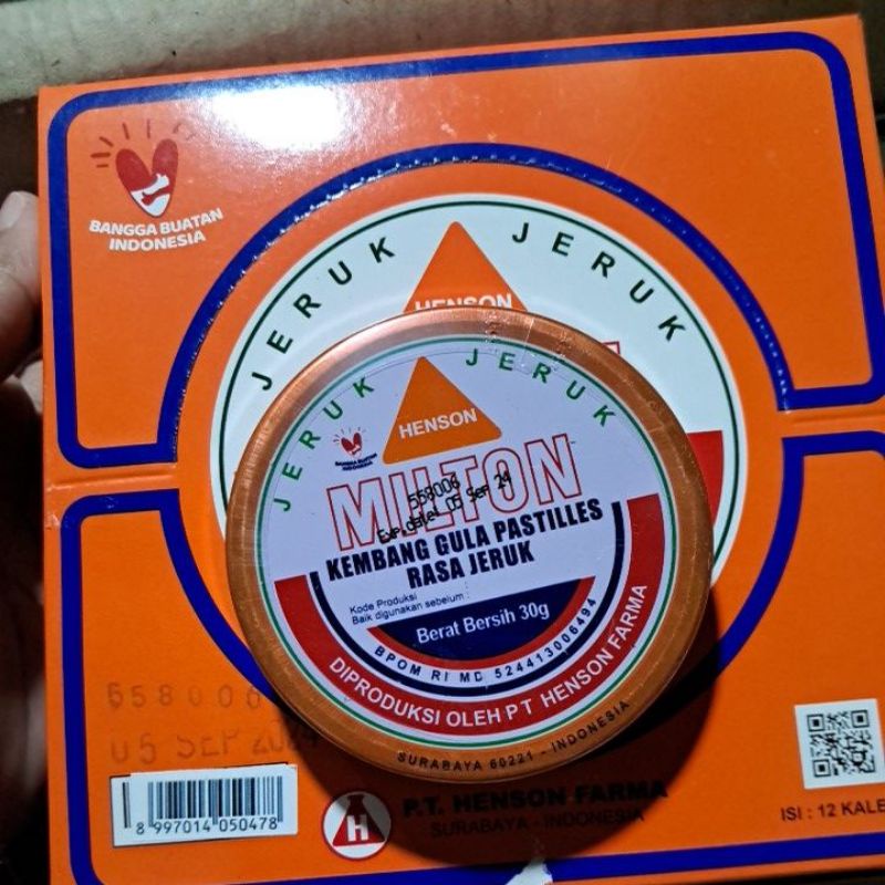 Jual PERMEN MILTON KALENG 30 gr/ Milton kaleng rasa buah/ Milton kaleng ...