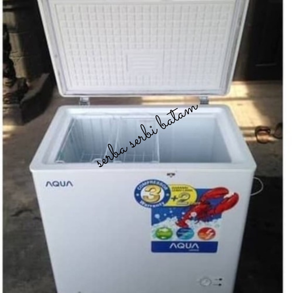 Jual AQUA Chest Freezer / Box freezer 150 liter AQF-160 BATAM | Shopee ...