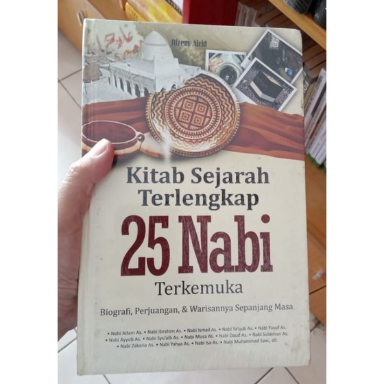 Jual Kitab Sejarah Terlengkap 25 Nabi Terkemuka - ORIGINAL | Shopee ...