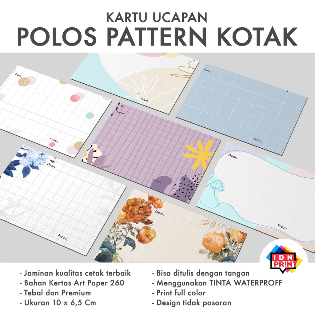 Jual IDNPRINT - kartu ucapan unik lucu estetik greeting card cards