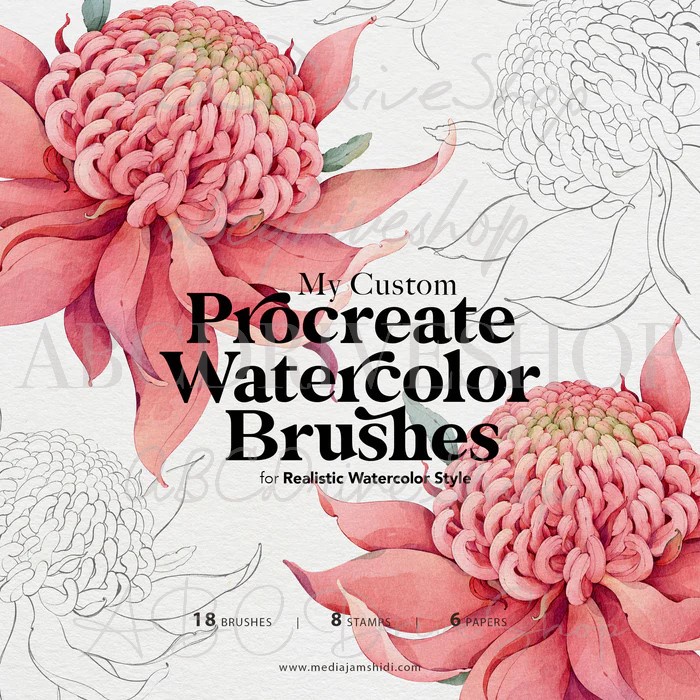 Jual Procreate Brush - Custom Watercolor Brushes for Procreate | Shopee ...