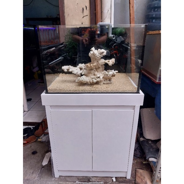 Jual Aquarium Laut Sump Bawah Meja Aquarium Paket Full Sett