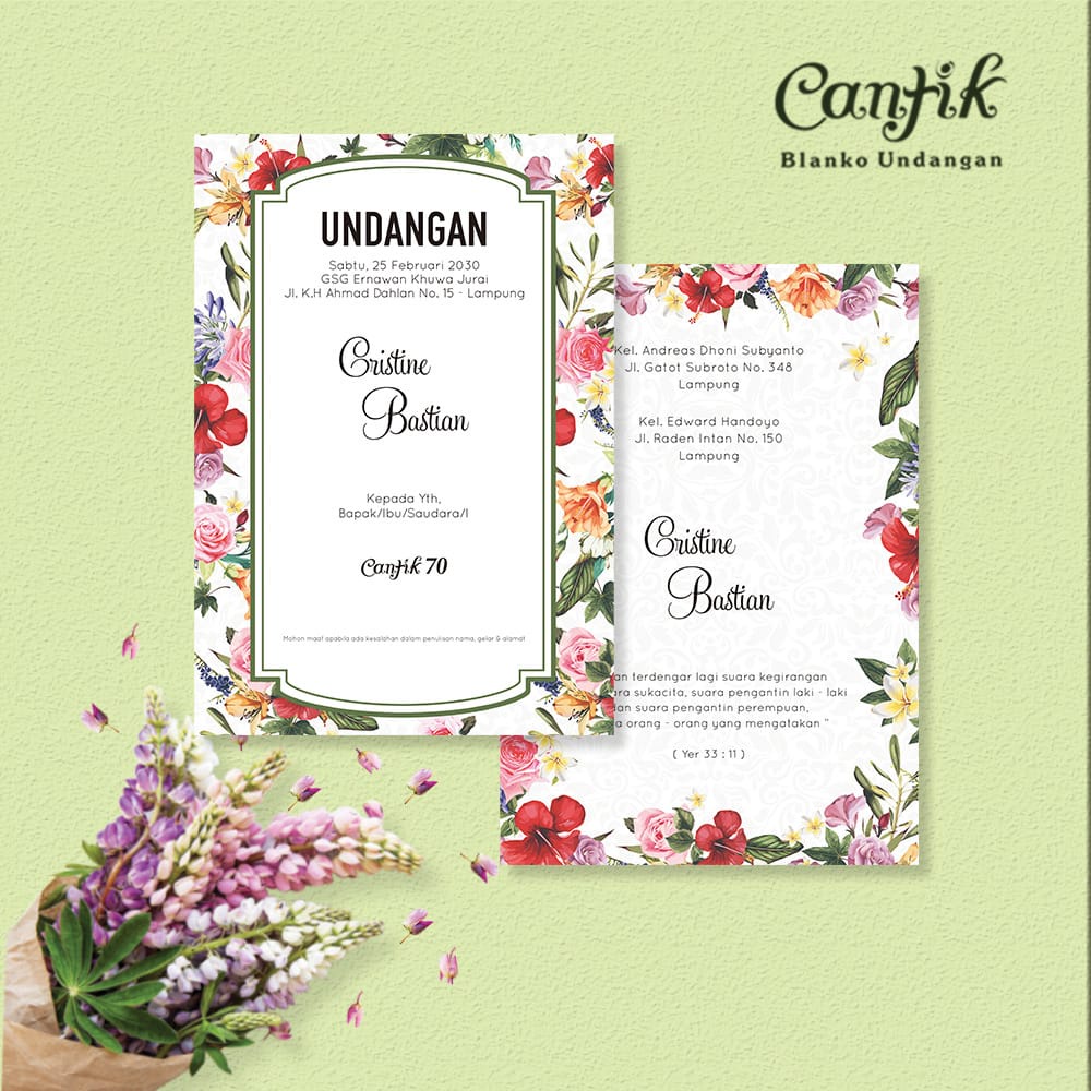 Jual UNDANGAN PERNIKAHAN MURAH / UNDANGAN PERNIKAHAN CANTIK / UNDANGAN