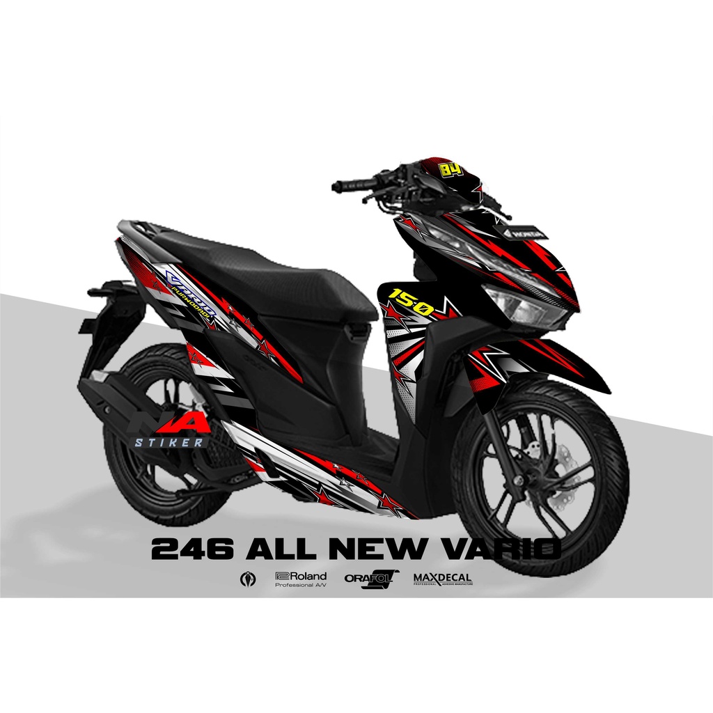 Jual DECAL STICKER HONDA VARIO CUSTOM FULLBODY VARIO-246 | Shopee Indonesia