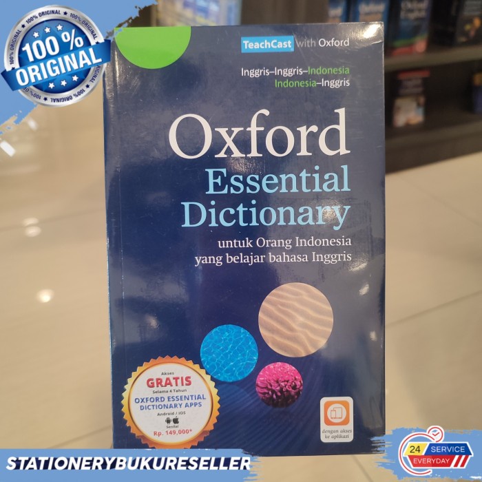 Jual Kamus Oxford Essential Dictionary : Untuk Orang Indonesia Belajar ...