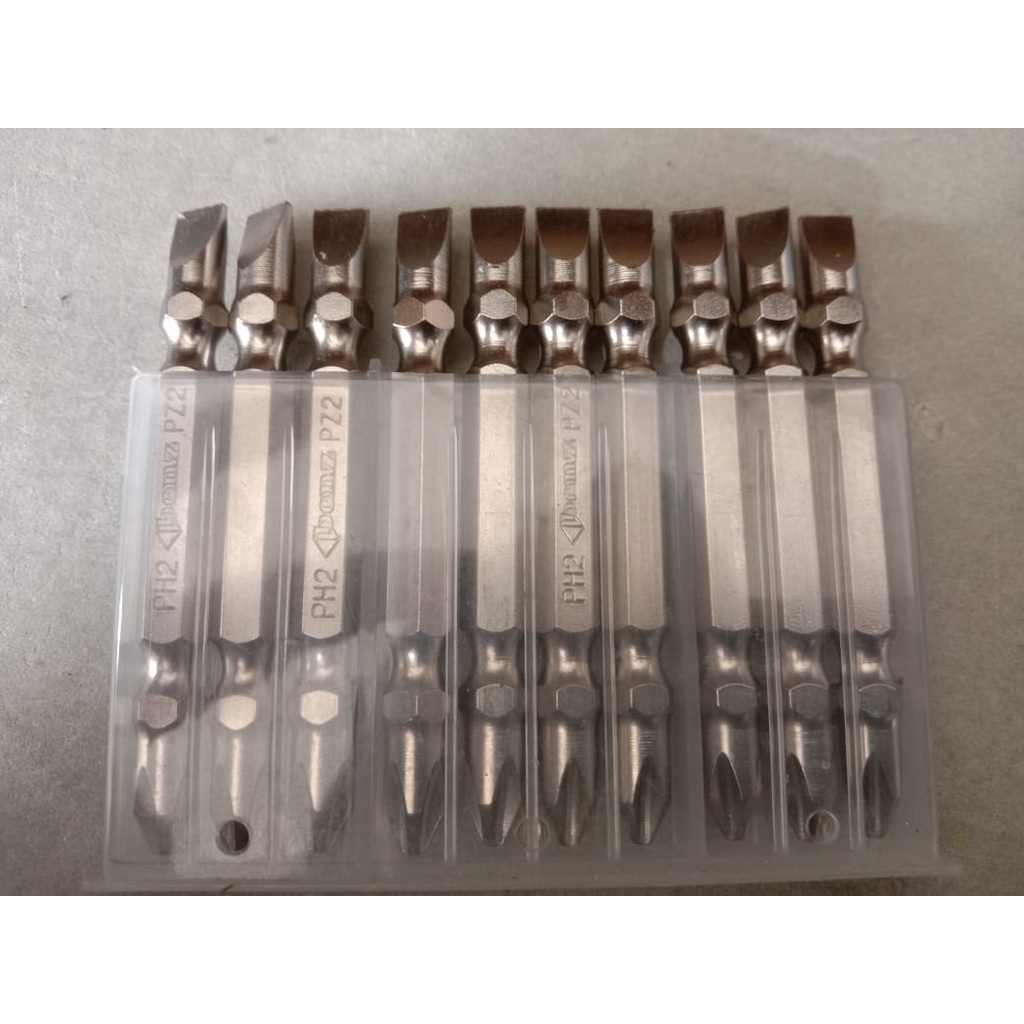 Jual Mata Obeng +- BENZ 65mm Screwdriver Bits Double Head -+ | Shopee ...
