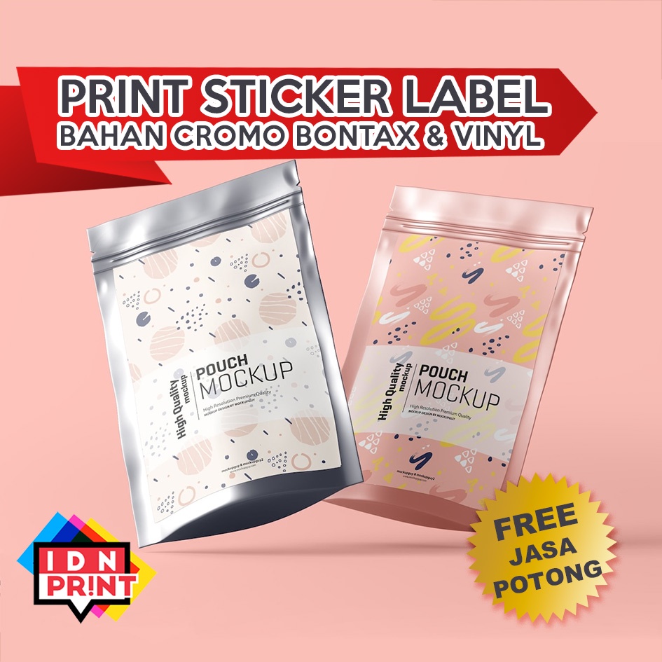 Jual Idn Print Cetak Murah Stiker Bontaks A Chromo Bontaks Shopee Indonesia