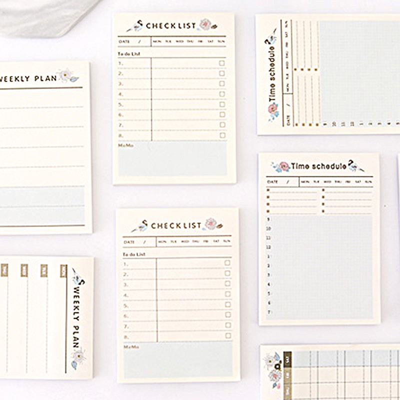 Jual Simply Craft ID - STICKY NOTES MEMOPAD MEMO BROWN WHITE BASIC ...