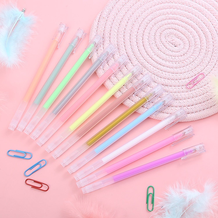 Jual Gel Pen Warna Warni Mm Pulpen Gel Warna Mm Shopee Indonesia