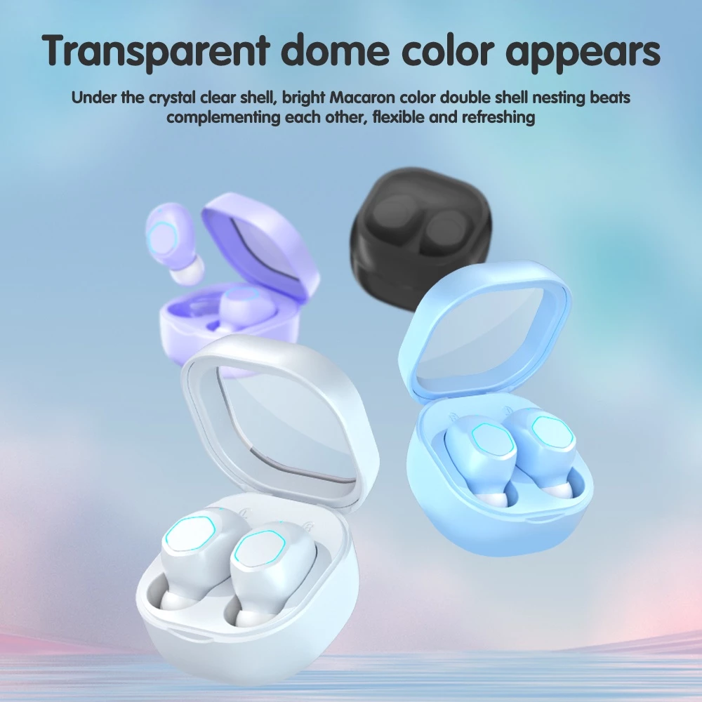 Headset Bluetooth Android Earphone True Wireless Mini Earbuds HiFi Stereo HD Microphone Earbuds