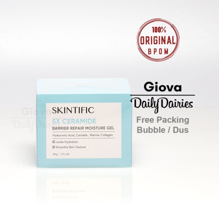 Jual Diskon Skintific 5X Ceramide Barrier Moisture Gel 30Gr Moisturizer