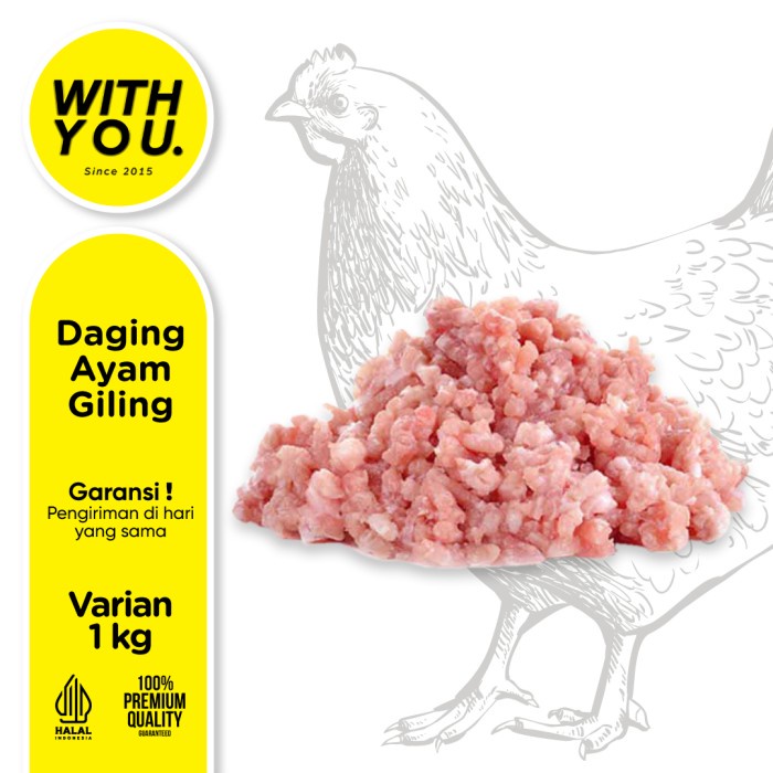 Jual Daging Ayam Giling Premium Kg Shopee Indonesia