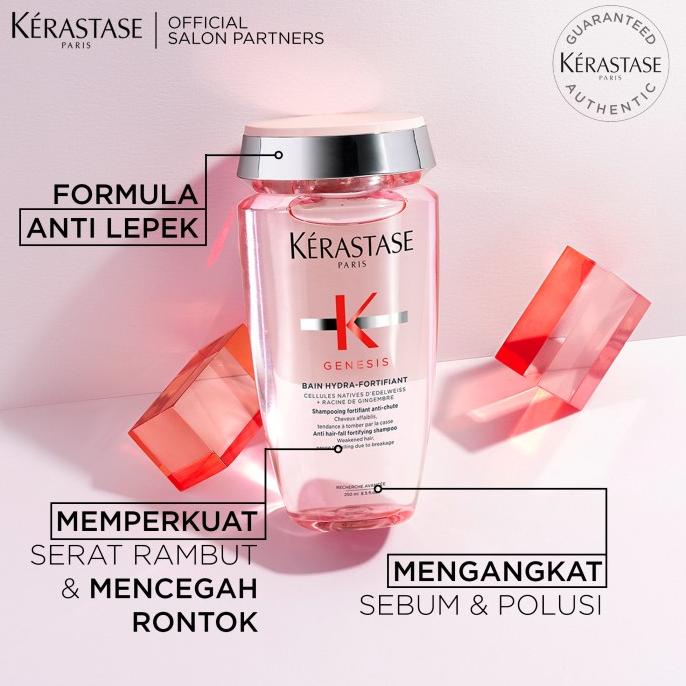 Jual Kerastase Genesis Serum Anti Hair Fall 30ml & Bain Genesis Hydra