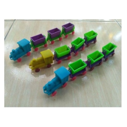 Jual KERETA API GANDENGAN MINI KECIL PANJANG / MAINAN ANAK KERETA SUSUN ...