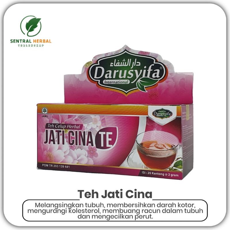 Jual Teh Jati Cina Darusyifa Herbal Pelangsing Diet Dan Detox Isi 20