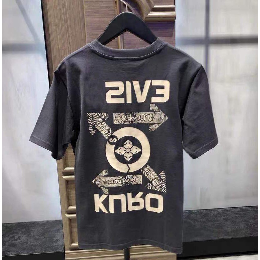 Men's Ice Silk Cotton Short Sleeve T-Shirt - American Retro Letter Print Summer Tee