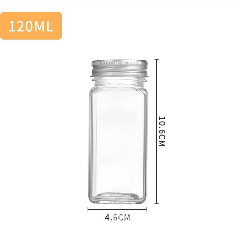 Jual Spices Jar - Tempat Bumbu Garam Merica Lada Cabe Rempah Botol Kaca ...
