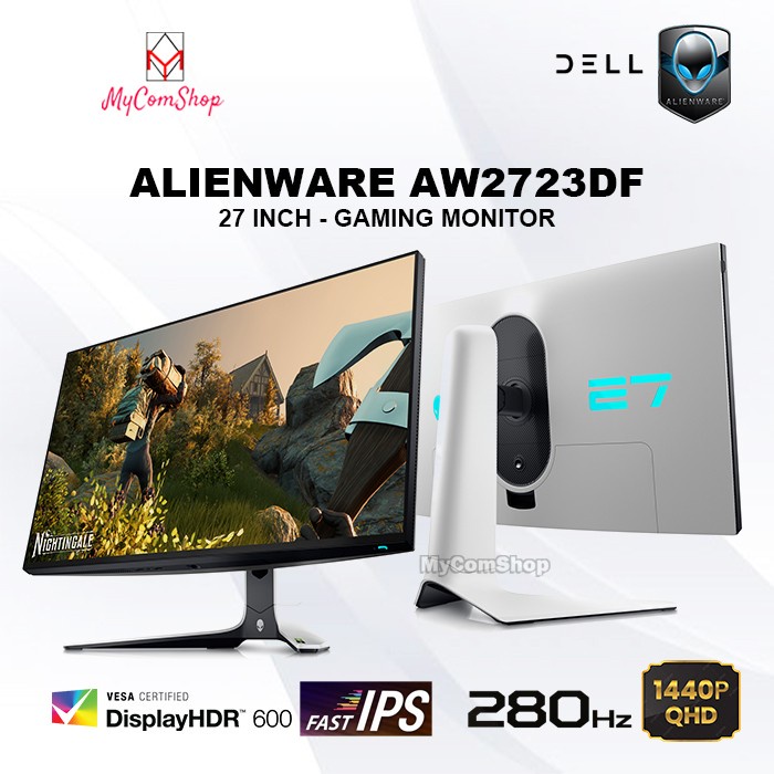 Jual DELL ALIENWARE MONITOR GAMING 27 AW2723DF LED BACKLIT QHD 280HZ