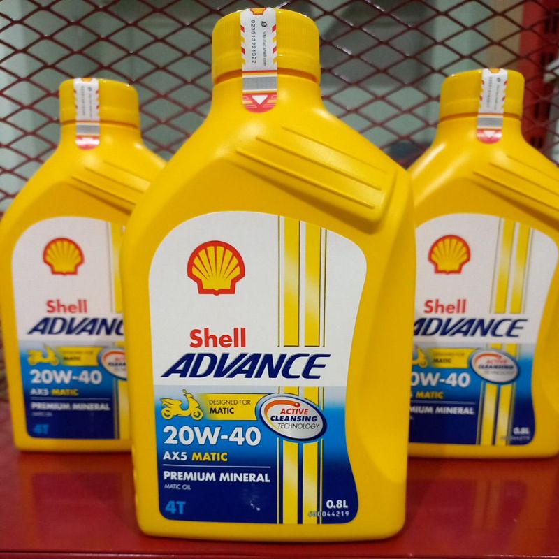 Jual Shell Advance 4T AX5 Matic 20W-40 0,8L | Shopee Indonesia