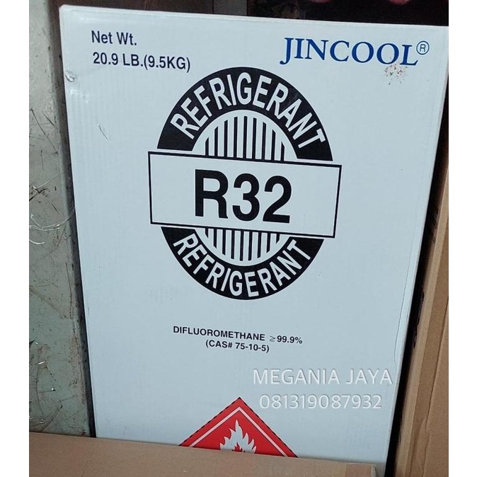 Jual FREON AC R32 JINCOOL TABUNG 9.5 KG. FREON R32 | Shopee Indonesia