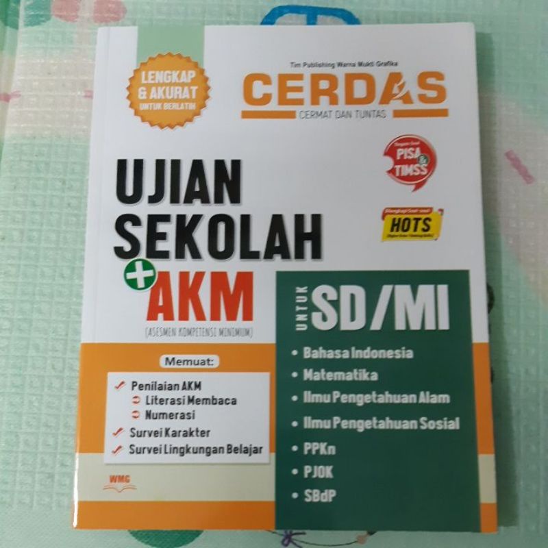 Jual BUKU CERDAS & SMART UJIAN SEKOLAH UNTUK SD & SMP (PENERBIT WMG ...