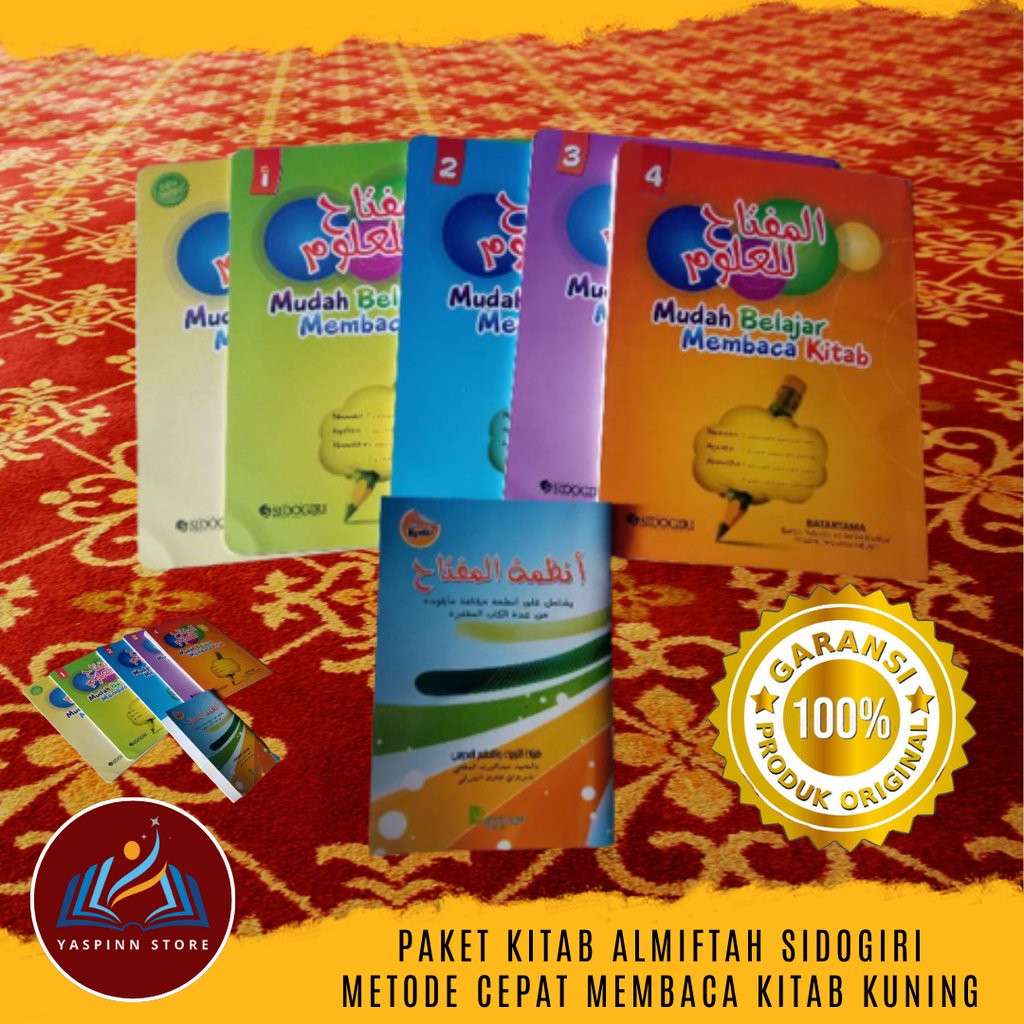 Jual Kitab Almiftah Sidogiri Lengkap 1paket - Metode Cepat Cara Mudah ...