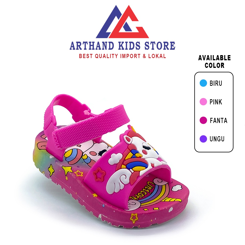 Jual sandal anak perempuan Model Sandal Gunung Berkarakter kuda poni