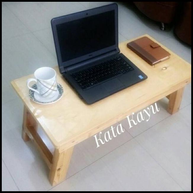 Jual Meja Kayu Lipat Serbaguna Meja Laptop Belajar 80 X 40 X 35 Cm Meja ...