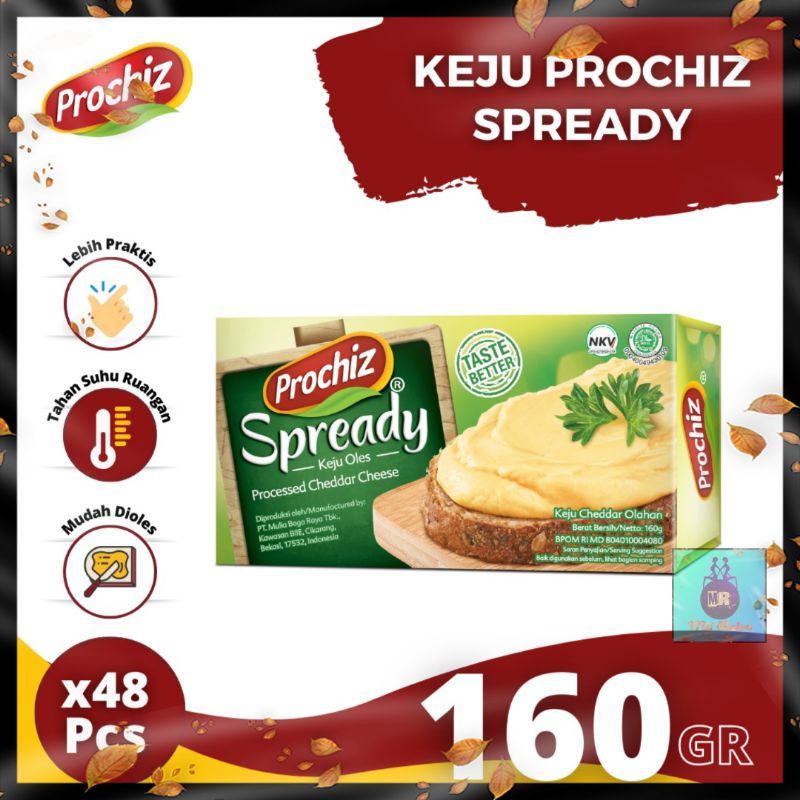 Jual Prochiz Spready 160gr X 48pcs (1 Karton) / Keju Oles Prochiz ...