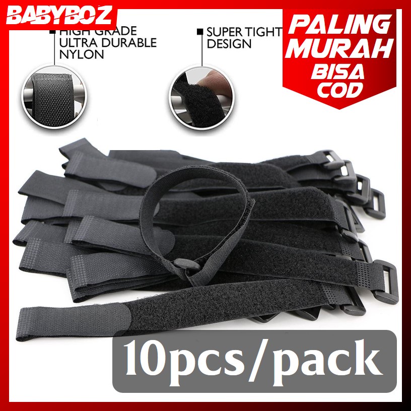 Jual BABYBOZ ODS Velcro Strap Cable Management 20 x 200 mm Nylon 10