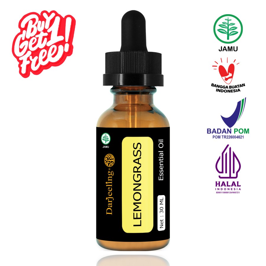 Jual Buy 1 Get 1 Free - 30ml Lemongrass Essential Oil / Minyak Sereh ...