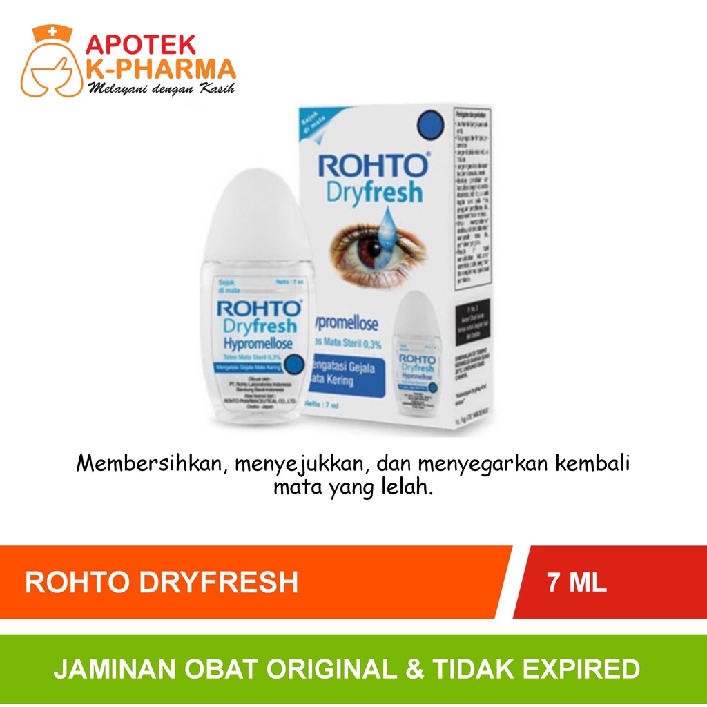 Jual Rohto Dry Fresh Isi Ml Obat Original Shopee Indonesia