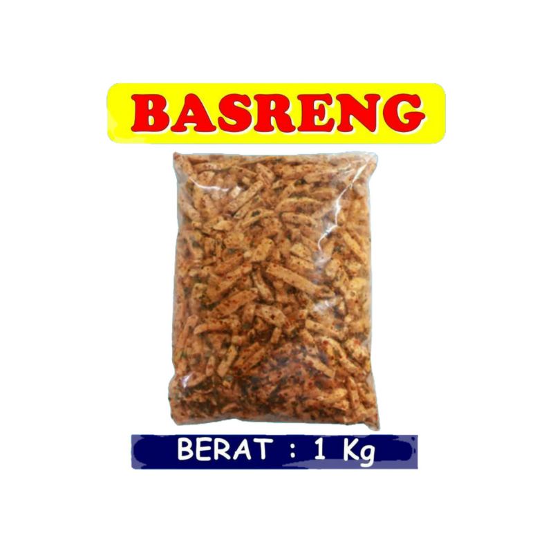 Jual basreng setik pedas daun jeruk 1 kg baso goreng renyah tidak keras ...