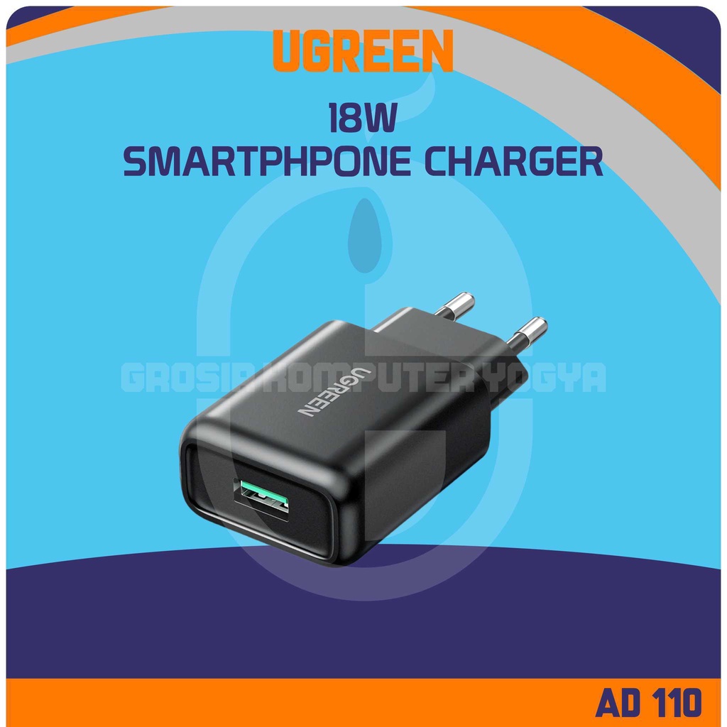 Jual Ugreen 18W Quick Charge 3.0 Fast Charging Smartphone Charger